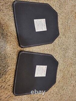 SAFELIFE DEFENSE 10X12 Level 3+ ceramic ballistic plates set Of Two With Vest