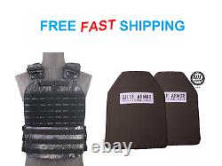 SALE! COMBO NIJ Level 3 Certified 11X14 Body Armor & Carrier UHMWPE only 10 lbs