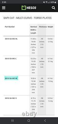 SAPI Plate Level III+ Stand Alone