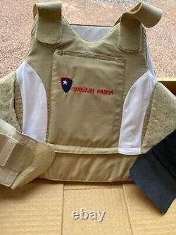 SURVIVAL ARMOUR LEVEL III A, CONCELABLE Body Armor PROTECTION Vest (PRE-OWNED)