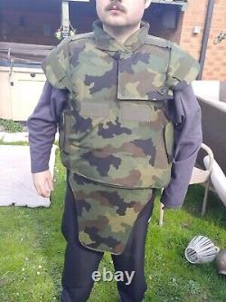 Serbian Army PBB M-99A4 Body Armour Ballistic Flak Vest Yugo Camo NIJ III XXL