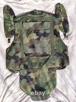 Serbian Army PBB M-99A4 Body Armour Ballistic Flak Vest Yugo Camo NIJ III XXL