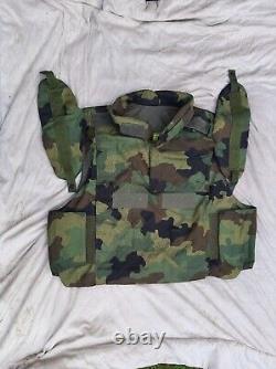 Serbian Army PBB M-99A4 Body Armour Ballistic Flak Vest Yugo Camo NIJ III XXL