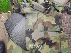 Serbian Army PBB M-99A4 Body Armour Ballistic Flak Vest Yugo Camo NIJ III XXL