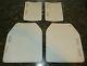 Set Of 4 Body Armor Plates Curved Level 3 (iii) 10x12 Front/back, 6x8 Sides