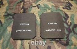 Set Of 7×8 Monolithic Ceramic Body Armor Strike Face Side Plates