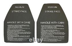 Set of 2 LTC Gen III S Like NewESAPI Strike Face Ballistic Plates MSV 10× 12