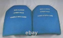 Set of (2) XL 11x14 XL Boron Carbide Monolithic Ceramic Armor Plates Level III