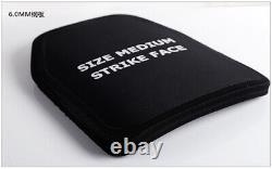 Size Medium strike face 2.3mm 6mm ball protection ballistic plates body armor