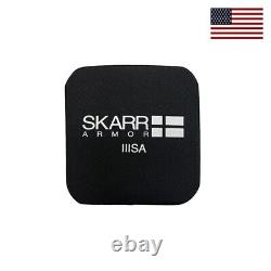 Skarr Armor Ultra Lite NIJ Level 3 Single Curve Stand Alone 6x6 Side Plate