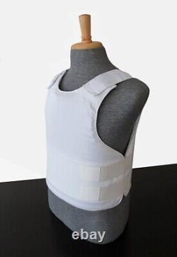 SkarrArmor NIJ LVL 3A Concealable Bulletproof Vest Soft Body Armor XXL CLEARANCE