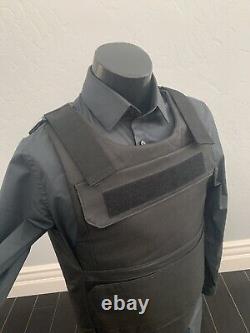 Sleek bulletproof vest FREE body armor lllA Insert Plates M L XL 2XL 3A USA