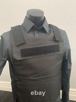 Sleek bulletproof vest FREE body armor lllA Insert Plates M L XL 2XL 3A USA