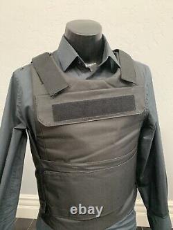 Sleek bulletproof vest FREE body armor lllA Insert Plates M L XL 2XL 3A USA