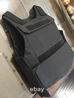 Sleek bulletproof vest FREE body armor lllA Insert Plates M L XL 2XL 3A USA