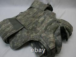 Small Bulletproof Vest Acu Digital Body Armor Plate Carrier Level Iii-a Inserts