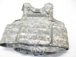 Small Bulletproof Vest Acu Digital Body Armor Plate Carrier Level Iii-a Inserts