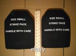 Small strike face 7.62mm m80 ball protection ballistic plates body armor