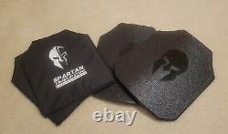 Spartan Armor AR550 Level III+ 3+ Steel Plates Trauma Pads Body Armor