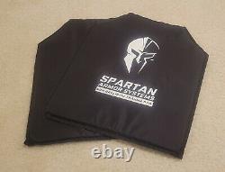 Spartan Armor AR550 Level III+ 3+ Steel Plates Trauma Pads Body Armor