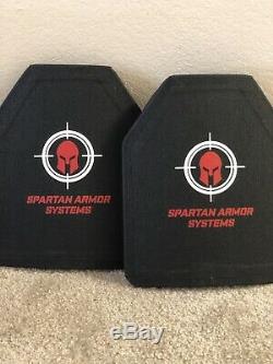 Spartan Armor Plates UHMWPE Level III Set of Two