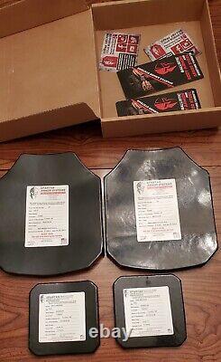 Spartan Armor Systems 10X12 AR550 Level 3 III+ Plate with6X6 Side Plates withCarrier