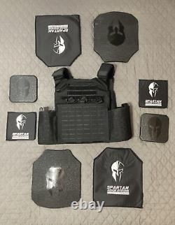 Spartan Armor Systems Achilles Level III+ Package With Trauma Pads Plate Carrier