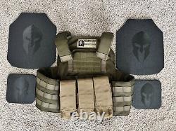 Spartan Armor Systems SAS-AR55010 Achilles Level III+ Plates and Plate Carrier