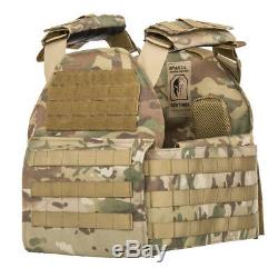 Spartan Armor/sentinel Plate Carrier And Ar550 Level Iii+ Body Armor Package