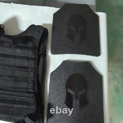 Spartan Omega AR500 Tactical Vest Plate Carrier With Steel Level III Armor Plates