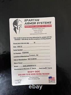 Spartan systems steel plates threat III