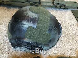 Steel Level III Body armor and CPG High Cut Level IIIA Helmet Bundle, Condor, 5.11