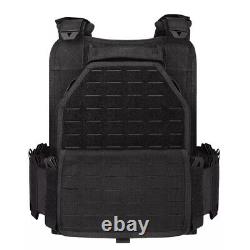 T3 Plate Carrier with Level III AR500 Curved Steel Plates & Trauma Pads