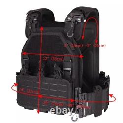 T3 Plate Carrier with Level III AR500 Curved Steel Plates & Trauma Pads