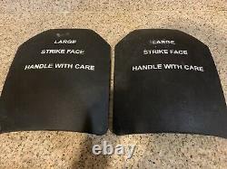 TWO Large Strike Face Body Armor Plates For Your Vest