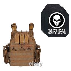 Tactical Bulletproof Vest withLevel III+ AR1000 Lightweight Steel Plates