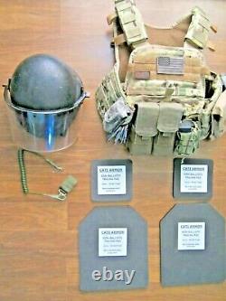 Tactical III-A Armor plates and Plate carrier Large With Lot's of Extras