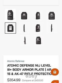 Tactical Level III+ Body Armor Plate