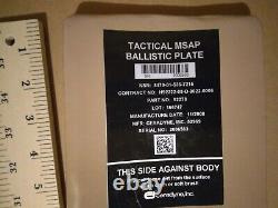Tactical MSAP ballistic plates waterproof side body armor strike face