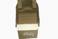 Tactical Plate Carrier Vest Coyote Brown with Level III AR500 Body Armor