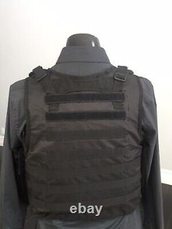 Tactical Plate Carrier Vest FREE Made With Kevlar Plates 3a Inserts Fits Ar500