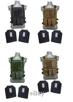Tactical Scorpion Gear Level III+ / AR500 Body Armor Plates Wildcat Molle Vest