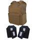 Tactical Scorpion Level Iii 4 Pc Ar500 Body Armor Muircat Vest Coyote Brown