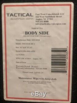 Tactical Scorpion Level III+Body Armor lightweight 1 Flat 1 Curved