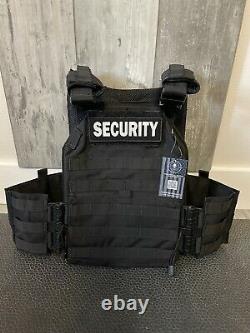 Tactical Security Vest with Level IIIa Stab Resistant? Lightweight Plates
