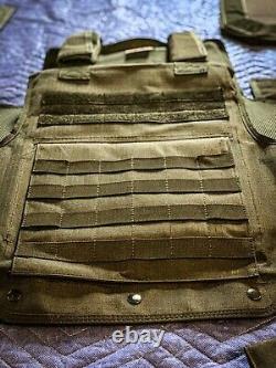 Tactical Vest / Carrier + Bulletproof Plates USA MADE 20 Year Warranty