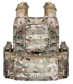 Tactical Vest Curved Level 3 Bulletproof Plates