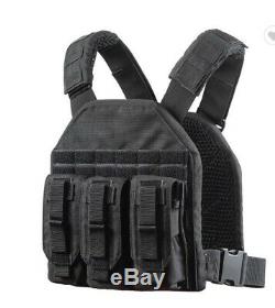 Tactical Vest With Level 3 Bulletproof Plates