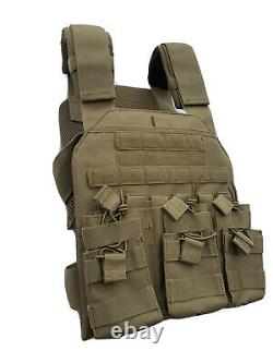 Tactical Vest With Ultralight 3a Body Armor Bulletproof Plates