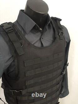 Tactical bulletproof vest FREE lllA body armor Insert Plates L XL 2XL